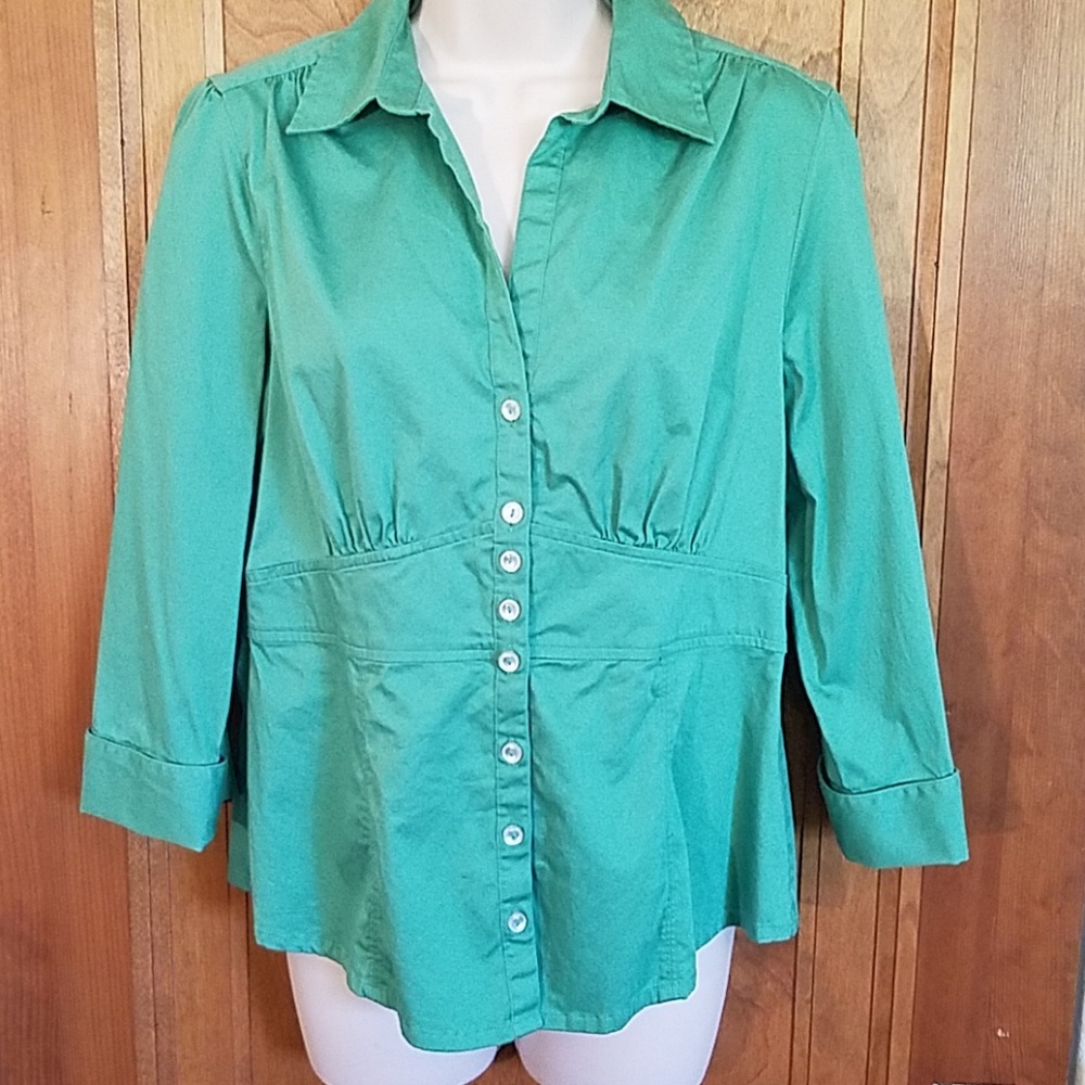 2/$15 Banana Republic stretch top, 12